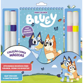 Coleção Cores Mágicas - Bluey em Oferta na Shopee