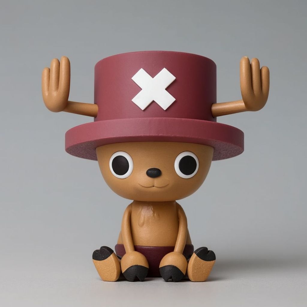 Boneco Action Figure Chopper One Piece Anime Colorido Porta