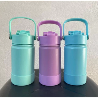 Garrafa térmica inox 350ml,600ML/800ML bico duplo com capa protetora com silicone--Oliver