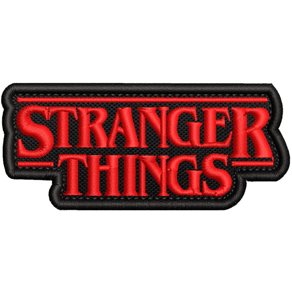 Patch bordado Stranger Things 8x3,5cm | Shopee Brasil