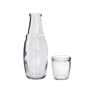 Jarra Lisa com Copo de Vidro 1000ML em Oferta na Shopee