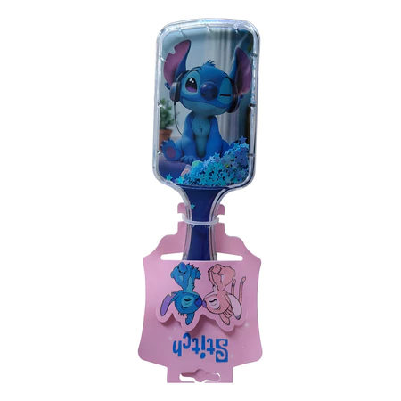 Escova De Cabelo Infantil Com Glitter Interno Lilo Stich