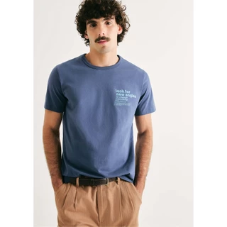 Camiseta Masculina Slim Estampada em Oferta na Shopee