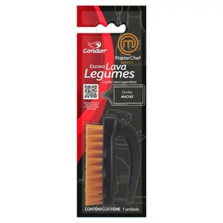 Escova Condor Lava Legumes Masterchef 1730 - Embalagem com 12 Unidades em Oferta na Shopee