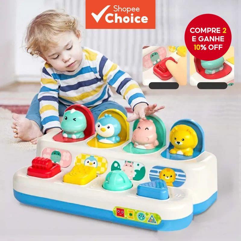 Brinquedos educativos Montessori para aprendizagem interativa e ...