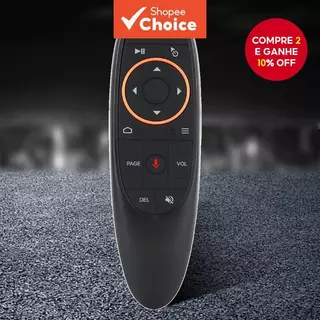 G10S Air Mouse Voz Controle Remoto Universal Para TV 2.4G Sem Fio IR Aprendizagem H96 MAX X88 Pro Android em Oferta na Shopee