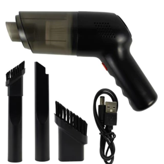 Aspirador de Pó Max Clean USB 60W Titanium Platina – Portátil, Recarregável e Eficiente em Oferta na Shopee