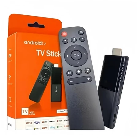 TV Stick Android 13 4K – WiFi 5G, Bluetooth 5.0, 2GB RAM, Chromecast Integrado