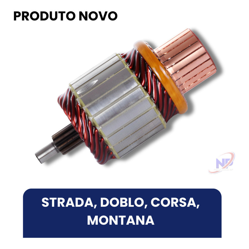 Induzido Motor Partida Gm Celta Corsa Palio Montana Delco Modelo