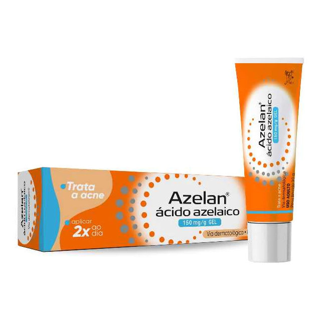 Azelan 150mg/g GEL Ácido Azelaico Para Tratamento De Acne 30g | Shopee ...