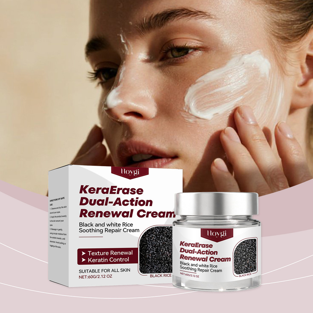 60g KeraErase Dual ‐ Action Renewal Cream-Fórmula De Arroz Preto E