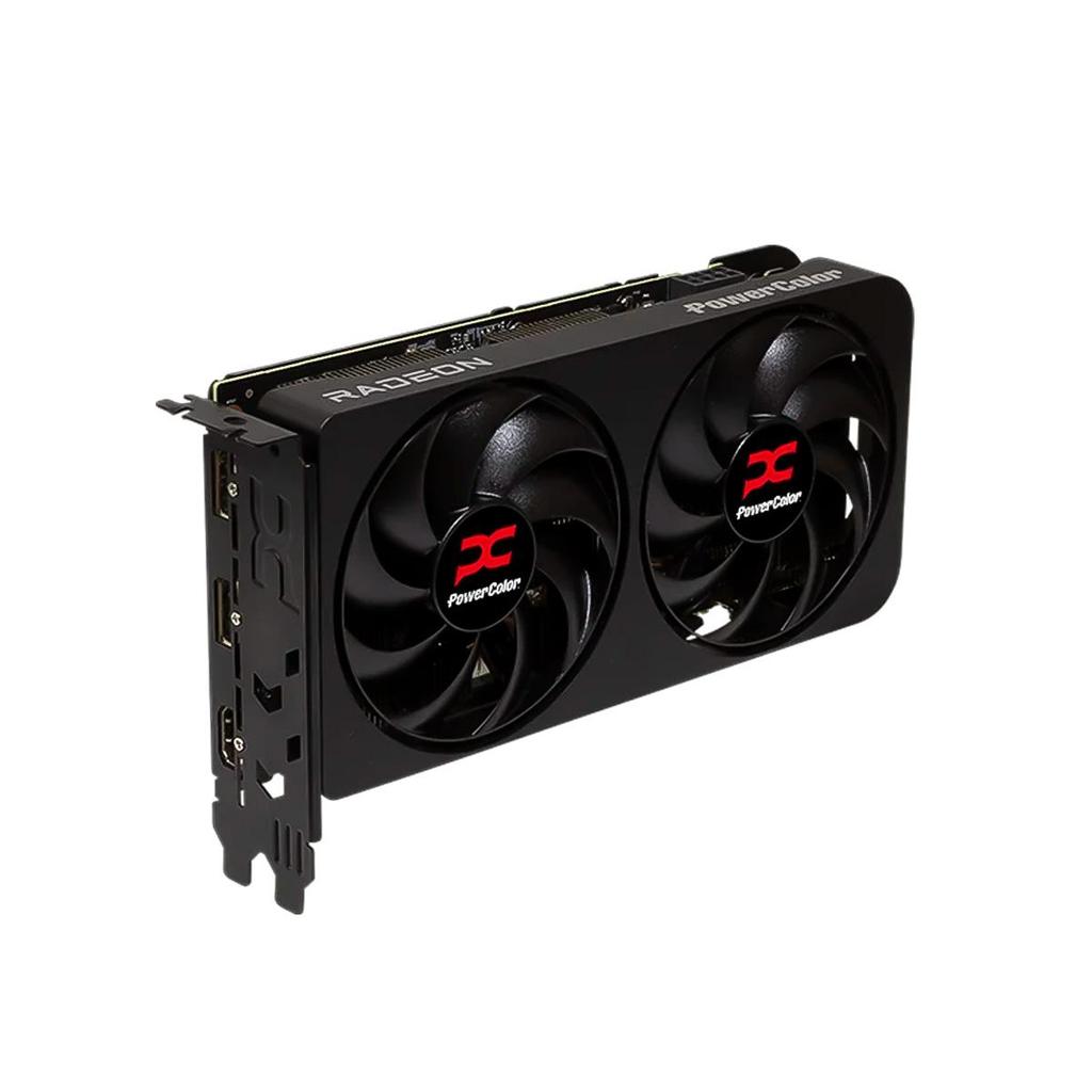 Placa de Vídeo Gpu Powercolor Amd Radeon Rx 9060xt 16gb Gddr6