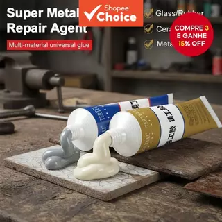 AB Adesivo de Ferro Fundido 19G/70G/100G - Reparo Mágico Resistente ao Calor para Soldagem a Frio em Metal - Ideal para em Oferta na Shopee