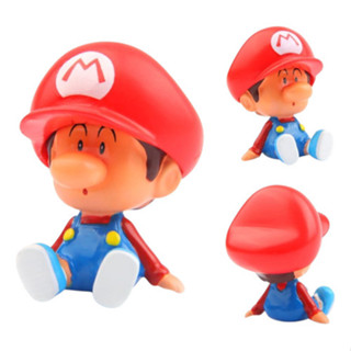 Mini Boneco Baby Mario 3,9cm  Super Mario Colecionável Pvc em Oferta na Shopee