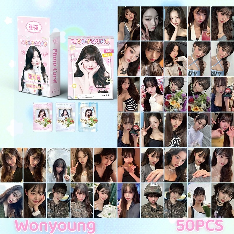 50-119pcs IVE Hologram Laser Lomo Cards 2024 Season's Greetings I