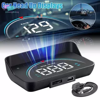 Abongbanghn M8 Carro HUD Head Up Display OBD2 Aviso De Excesso De Velocidade Automático Eletrônico Temperatura Da Água L