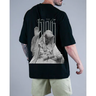 Camiseta Oversized The King Balduíno Streetwear Gótica Urbana
