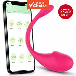 Vibrador Bluetooth Com Controle De Aplicativo Para Prazer Silencioso E Uso De Casais em Oferta na Shopee
