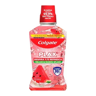 Enxaguante Bucal Plax Colgate Melância 500ml - Leve Mais Pague Menos em Oferta na Shopee