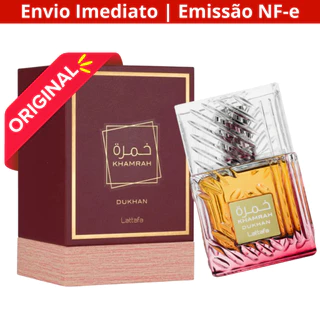 Perfume Árabe Khamrah Qahwa Lattafa 100ml Eau De Parfum Original Com Selo em Oferta na Shopee