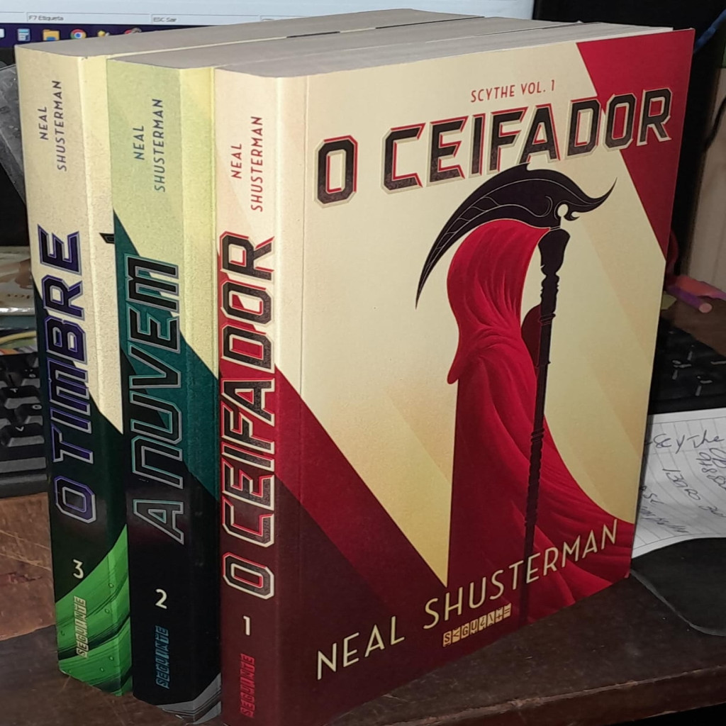 Kit Trilogia O ceifador ehrbg autor Nel Shusterman | Shopee Brasil
