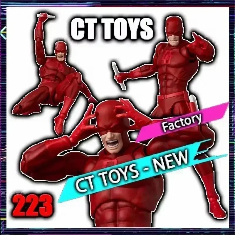 Ct Toys DAREDEVIL Mafex 223 Action Figure Versão Em Quadrinhos