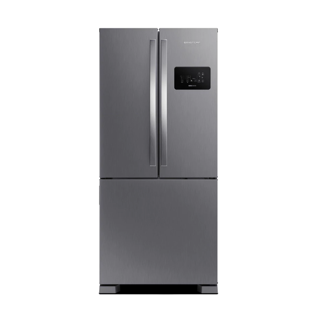 Geladeira Brastemp Frost Free French Door A+++ 554 Litros Cor Inox - BRO85AK