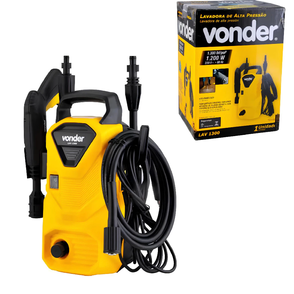 Lavadora De Alta Pressão 1300 Libras Lav 1300 Vonder 220v