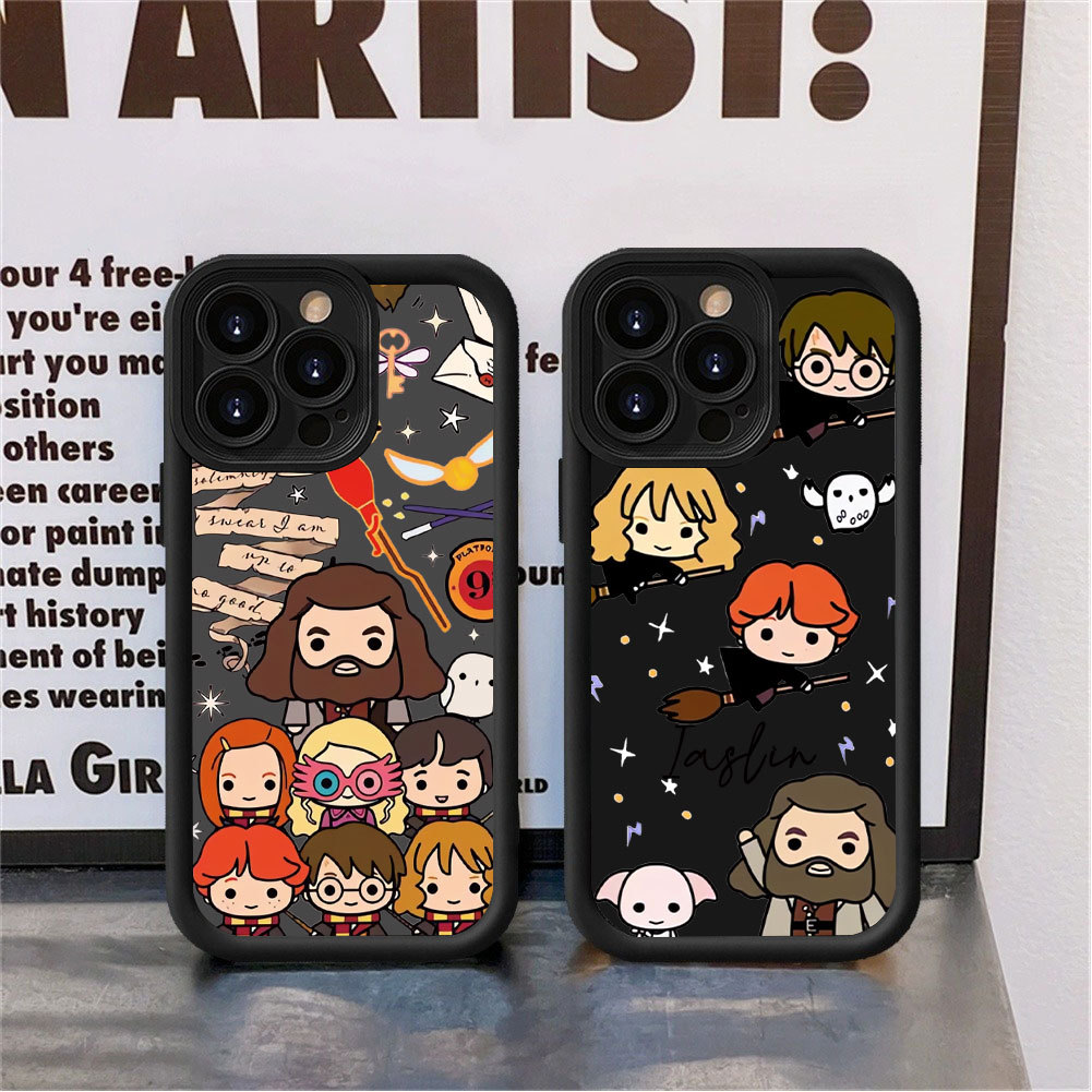 Capa Para iPhone 17 Pro Max 17Air 16 15 13 11 14 12 11 Xs XR Personagens De Desenhos Animados Caso
