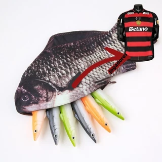 Estojo/Saco Criativo em Forma de Peixe com Design para Homens/Mulheres