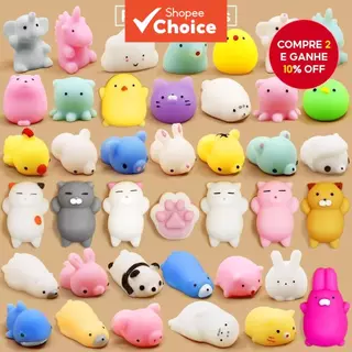 Squishies Kawaii Mochi – 30 Peças De Alívio De Estresse De Animais Fofos Para Crianças , Lembrancinhas E Presente De Ani em Oferta na Shopee