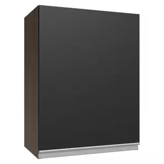 Armário Aéreo 50cm 1 Porta Rustic/Preto Glamy Madesa em Oferta na Shopee