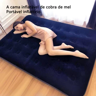 Colchão Inflável Cama dobrável Colchão Colchão de ar à Prova de explosão Design para favo de mel Macio e pele amigável