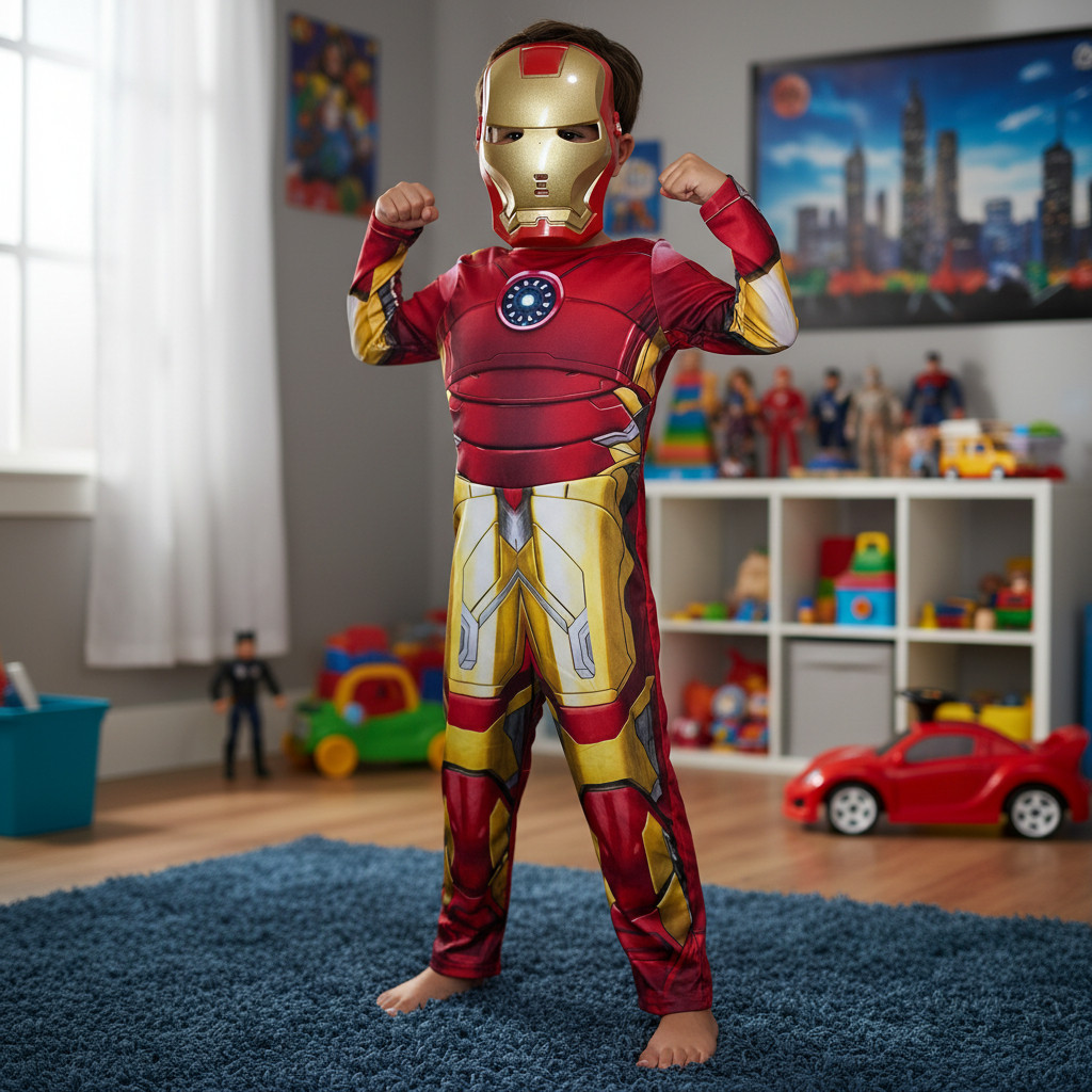 Fantasia Homem De Ferro Infantil Vingadores Identica Longa | Shopee Brasil