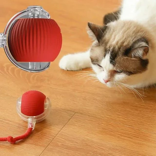 Bola Brinquedos De Rolamento Automático Cauda Do Falso Recarregável Bola Inteligente Gato Interativo