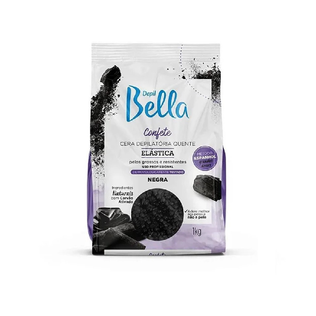 Imagem do produto Depil Bella Cera Confete Negra 1kg