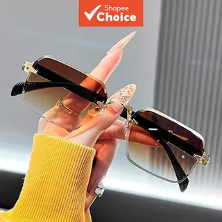 Óculos De Moda Sem Moldura Para Mulheres Design Versátil Escolha Perfeita Estilo Exclusivo em Oferta na Shopee
