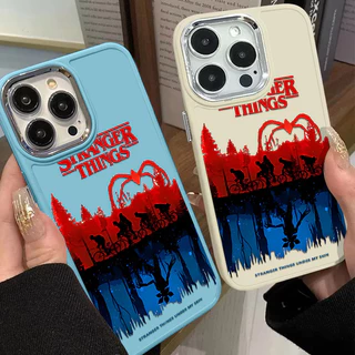 Capinha Resistente A Choques de Stranger Things para iPhone 11 normal 13 x xr xs max 12 14 15 16 pro max 16 17 Plus capa