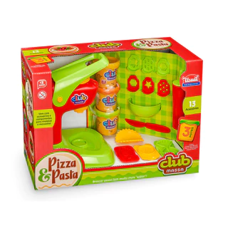 Máquina Massinha De Modelar Kit Pizza E Pasta Club Massa em Oferta na Shopee