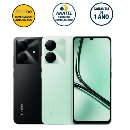 Celular Smartphone Realme Note 60X 4G 128GB 4GB 64GB 3GB Ram Dual Sim   Revendedor Autorizado Realme