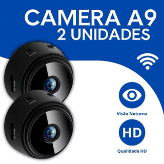 Novo A9 HD Mini com visão noturna Wifi Câmera 1080P Vigilância