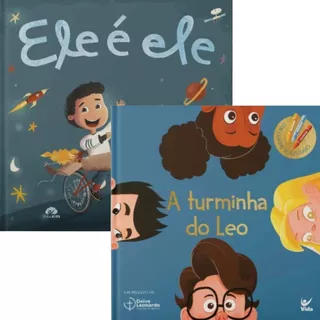 Kit 2 Livros Infantil | Ele é Ele Nikolas Ferreira + A Turminha do Leo Deive Leonardo em Oferta na Shopee