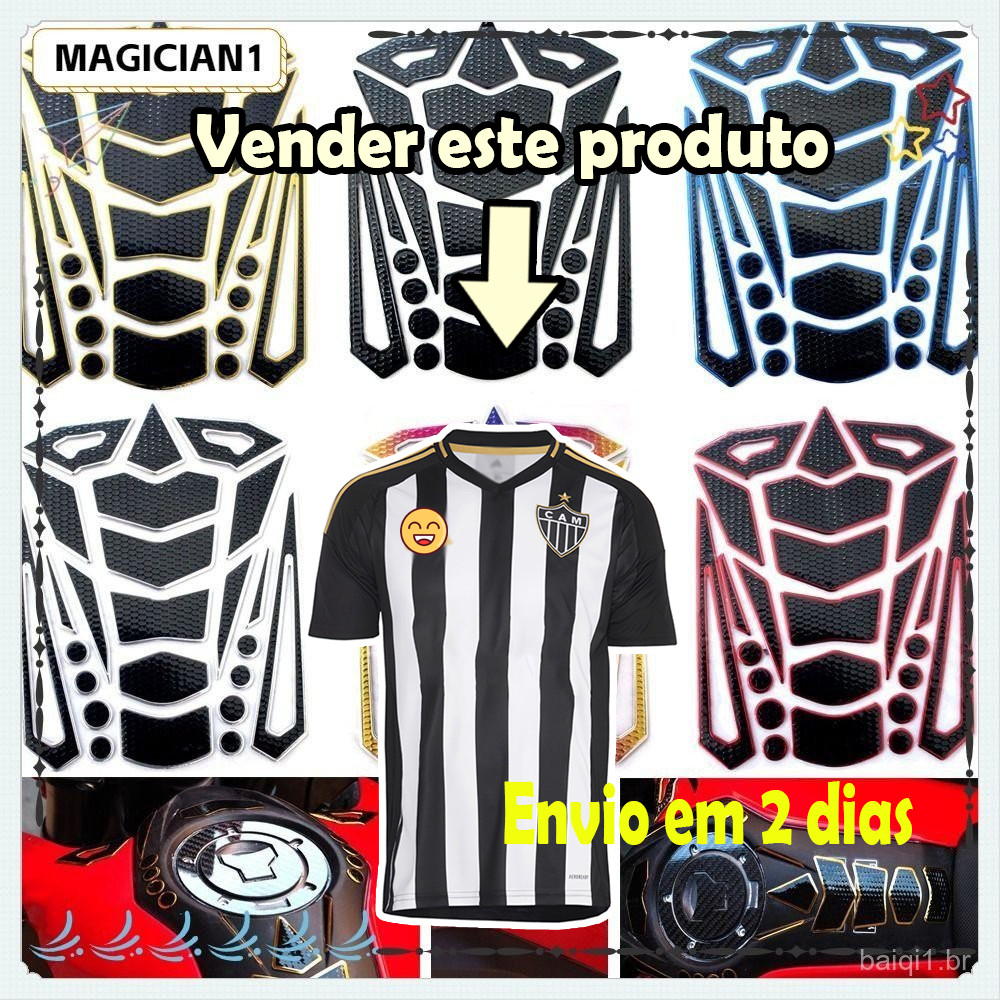 Adesivos Mágicos para Tanque de Motocicleta, Protetor Universal, Suprimentos para Motocicleta, Borda Colorida 9RSM