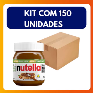 Kit com 150 Creme Avela Nutella 140g Pote C/Cacau