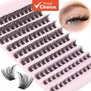 120 Peças Cílios Cluster 8-16Mm Aparência Natural D Volume Fofo Pacote De Diy em Oferta na Shopee