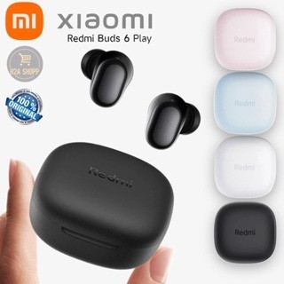 Fone Bluetooth TWS Redmi Buds 6 Play Estojo de Carregamento Rápido e Design Elegante
