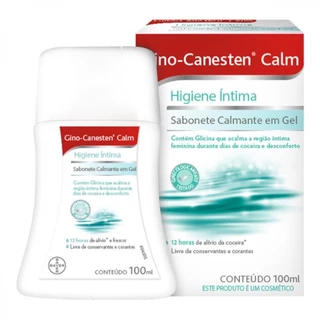 Sabonete Íntimo Gino-Canesten Calm 100ml em Oferta na Shopee