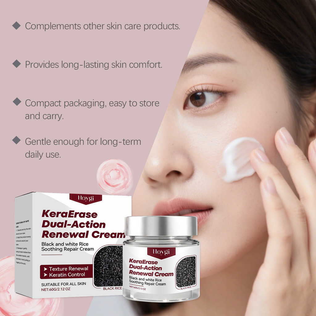 60g KeraErase Dual ‐ Action Renewal Cream-Fórmula De Arroz Preto E