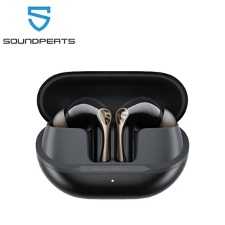 SoundPEATS Air5 Pro + Fones De Ouvido Sem Fio LDAC (Hires) aptX Lossless XMEMS Micro Alto-Falante , Redução De Ruído AI 