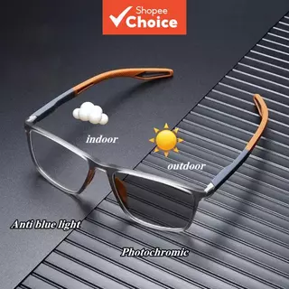 Óculos Fotocromático Quadrado com Proteção contra Radiação para Mulheres e Homens, Óculos de Sol Anti Luz Azul para os em Oferta na Shopee